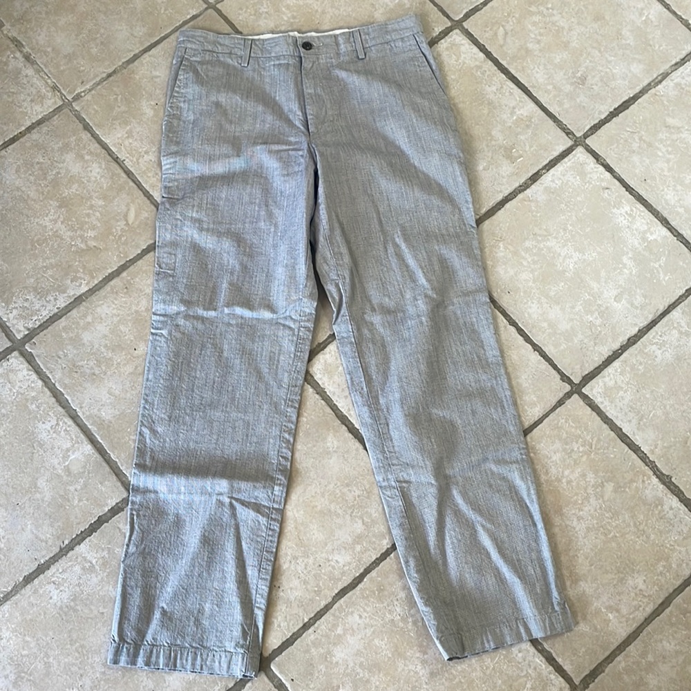 Dockets field khaki in chambray blue 33x32